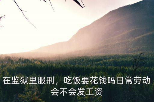在監(jiān)獄里服刑，吃飯要花錢嗎日常勞動會不會發(fā)工資