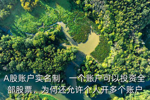 A股賬戶實(shí)名制，一個(gè)賬戶可以投資全部股票，為何還允許個(gè)人開多個(gè)賬戶