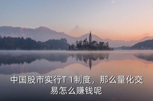 中國股市實行T 1制度，那么量化交易怎么賺錢呢