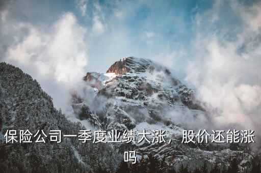 保險(xiǎn)公司一季度業(yè)績(jī)大漲，股價(jià)還能漲嗎