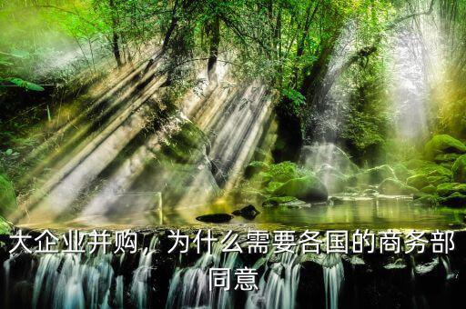 大企業(yè)并購，為什么需要各國的商務部同意