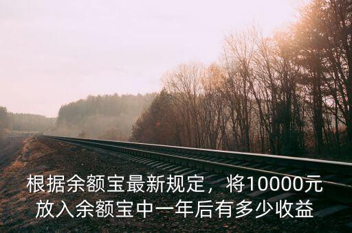 根據(jù)余額寶最新規(guī)定，將10000元放入余額寶中一年后有多少收益