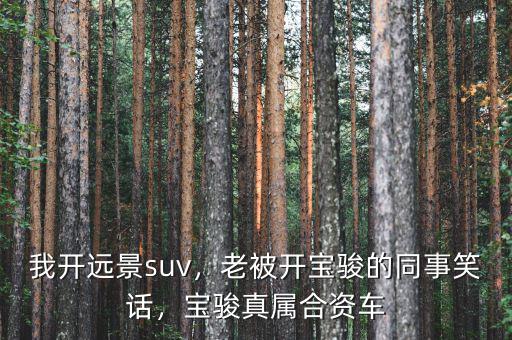 我開遠(yuǎn)景suv，老被開寶駿的同事笑話，寶駿真屬合資車