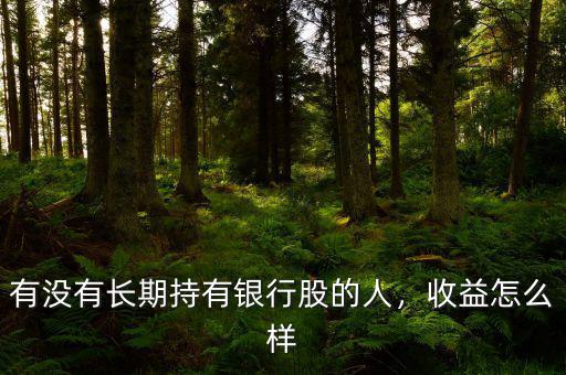 有沒(méi)有長(zhǎng)期持有銀行股的人，收益怎么樣
