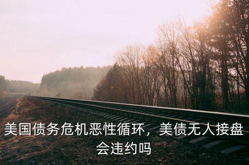 美國債務(wù)危機惡性循環(huán)，美債無人接盤會違約嗎