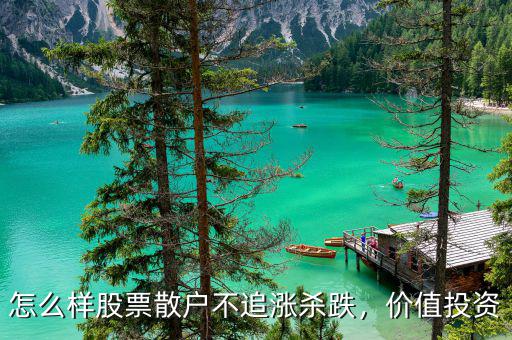 怎么樣股票散戶不追漲殺跌，價值投資
