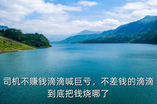 司機不賺錢滴滴喊巨虧，不差錢的滴滴到底把錢燒哪了