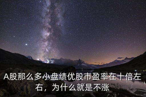 A股那么多小盤績優(yōu)股市盈率在十倍左右，為什么就是不漲