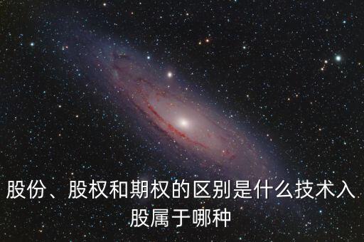 股份、股權和期權的區(qū)別是什么技術入股屬于哪種
