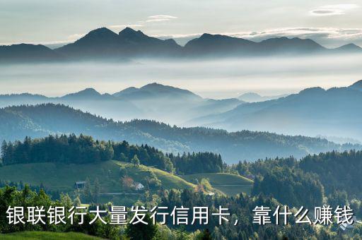 銀聯(lián)銀行大量發(fā)行信用卡，靠什么賺錢(qián)