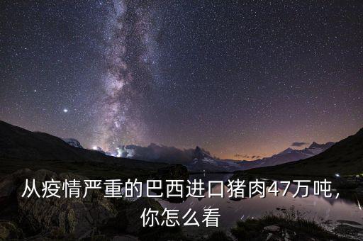 從疫情嚴重的巴西進口豬肉47萬噸，你怎么看