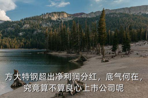 方大特鋼超出凈利潤分紅，底氣何在，究竟算不算良心上市公司呢