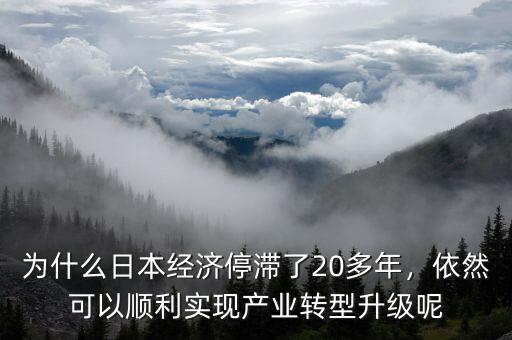 為什么日本經(jīng)濟停滯了20多年，依然可以順利實現(xiàn)產(chǎn)業(yè)轉(zhuǎn)型升級呢
