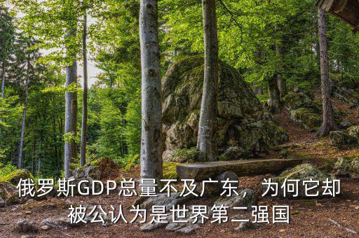 俄羅斯GDP總量不及廣東，為何它卻被公認為是世界第二強國