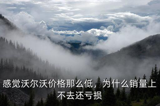 感覺沃爾沃價格那么低，為什么銷量上不去還虧損