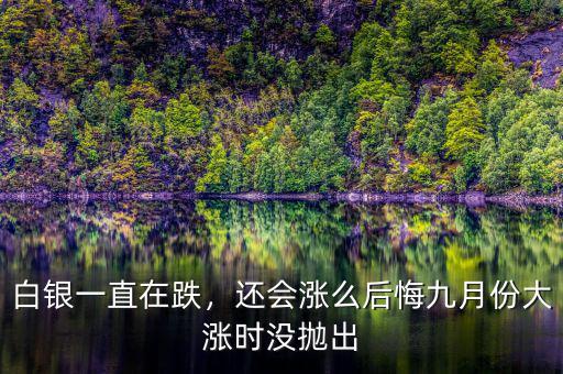 白銀一直在跌，還會漲么后悔九月份大漲時沒拋出