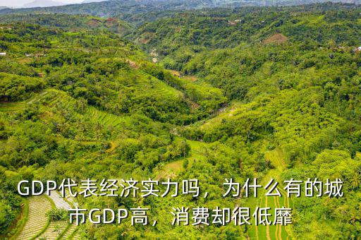 GDP代表經(jīng)濟實力嗎，為什么有的城市GDP高，消費卻很低靡