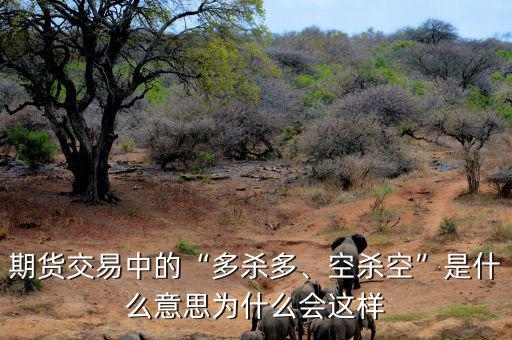 期貨交易中的“多殺多、空殺空”是什么意思為什么會這樣