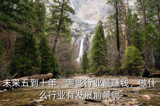 未來五到十年，哪些行業(yè)最賺錢，做什么行業(yè)有發(fā)展前景呢