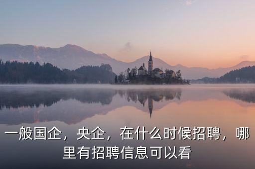 一般國企，央企，在什么時候招聘，哪里有招聘信息可以看