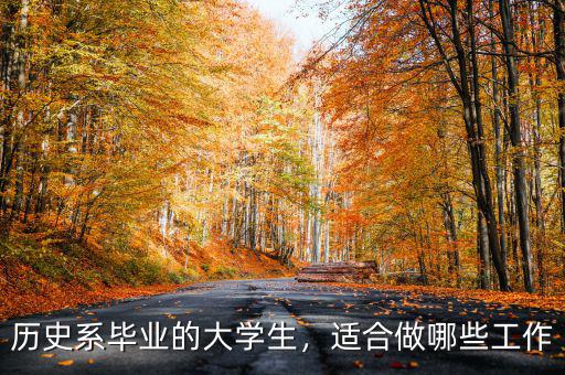 歷史系畢業(yè)的大學生，適合做哪些工作
