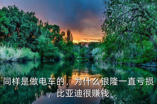 同樣是做電車的，為什么銀隆一直虧損，比亞迪很賺錢