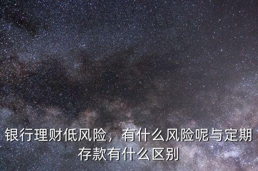 理財(cái)?shù)娘L(fēng)險是什么,有什么風(fēng)險呢