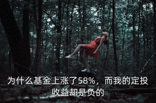 為什么基金上漲了58%，而我的定投收益卻是負的