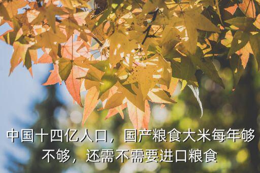 中國(guó)十四億人口，國(guó)產(chǎn)糧食大米每年夠不夠，還需不需要進(jìn)口糧食