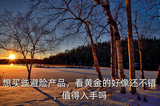 想買些避險產(chǎn)品，看黃金的好像還不錯，值得入手嗎