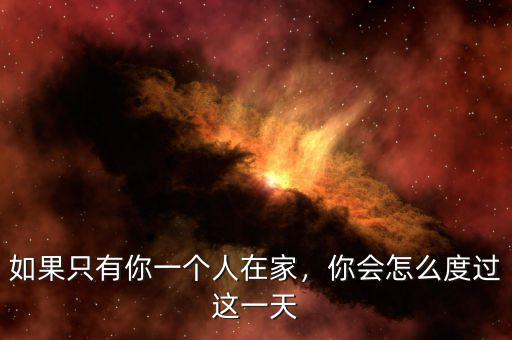 如果只有你一個人在家，你會怎么度過這一天