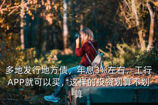 多地發(fā)行地方債，年息3%左右，工行APP就可以買，這樣的投資劃算不劃算