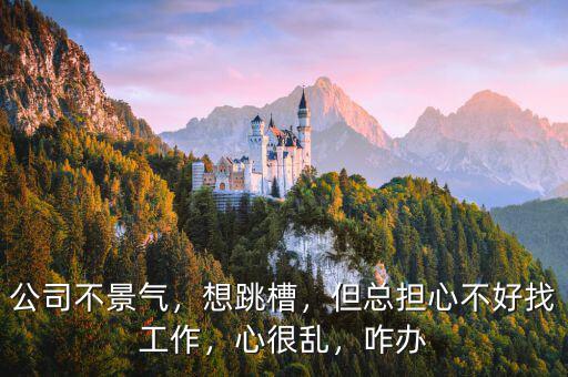 公司不景氣，想跳槽，但總擔心不好找工作，心很亂，咋辦