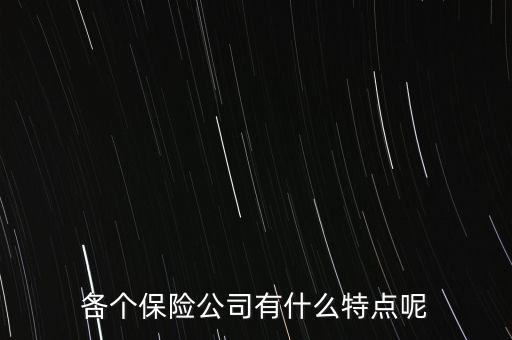 再保險(xiǎn)有什么特征,各個保險(xiǎn)公司有什么特點(diǎn)呢