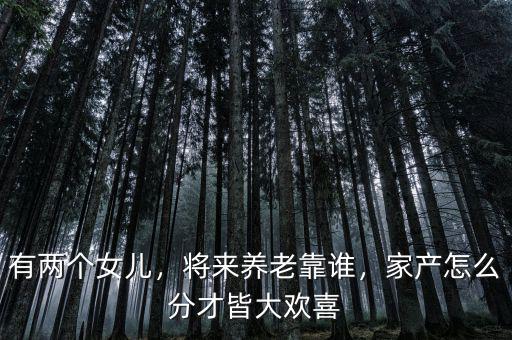 有兩個(gè)女兒，將來(lái)養(yǎng)老靠誰(shuí)，家產(chǎn)怎么分才皆大歡喜