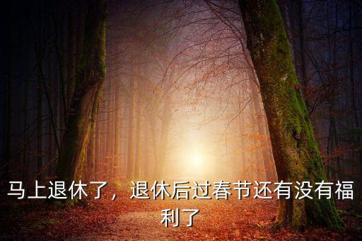 馬上退休了，退休后過春節(jié)還有沒有福利了