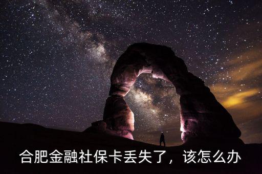 合肥金融社?？▉G失了，該怎么辦