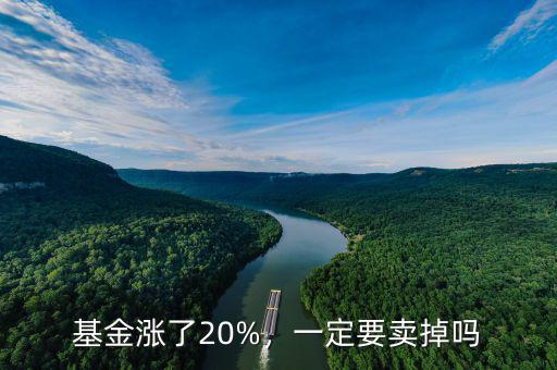 基金漲了20%，一定要賣掉嗎