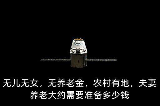 無兒無女，無養(yǎng)老金，農村有地，夫妻養(yǎng)老大約需要準備多少錢