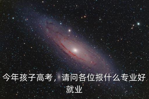 今年孩子高考，請問各位報什么專業(yè)好就業(yè)