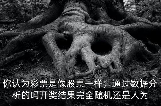 你認為彩票是像股票一樣，通過數(shù)據(jù)分析的嗎開獎結(jié)果完全隨機還是人為