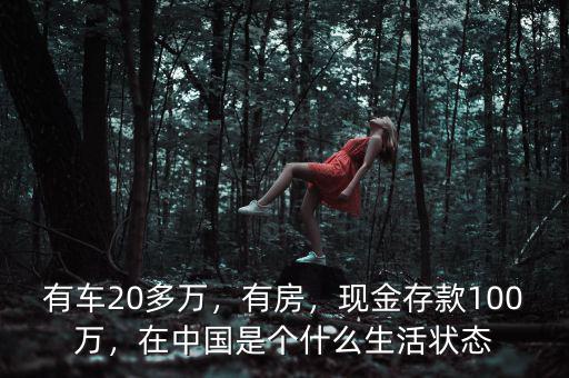 有車20多萬，有房，現(xiàn)金存款100萬，在中國是個(gè)什么生活狀態(tài)