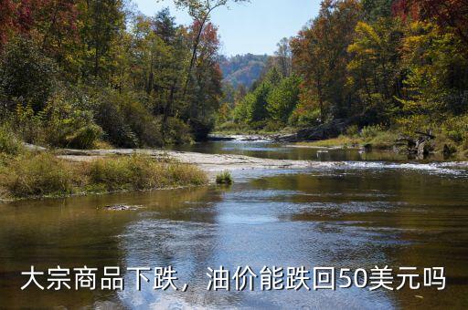 大宗商品下跌，油價(jià)能跌回50美元嗎