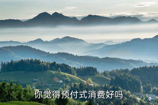 你覺得預(yù)付式消費好嗎