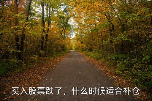 買入股票跌了，什么時(shí)候適合補(bǔ)倉(cāng)