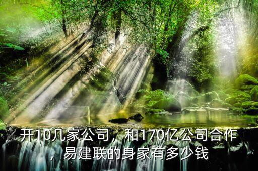 開10幾家公司，和170億公司合作，易建聯(lián)的身家有多少錢