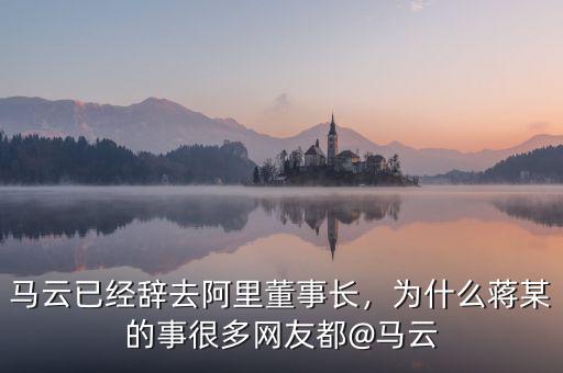 馬云已經(jīng)辭去阿里董事長，為什么蔣某的事很多網(wǎng)友都@馬云