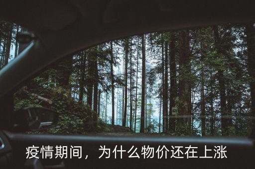 疫情期間，為什么物價還在上漲
