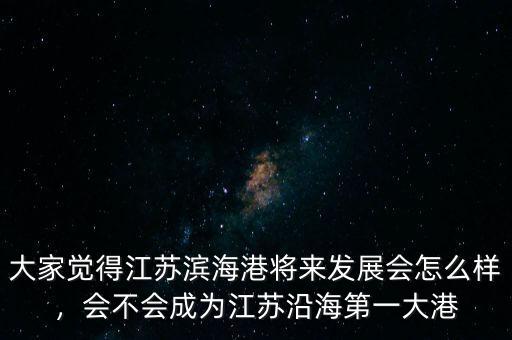 大家覺得江蘇濱海港將來發(fā)展會怎么樣，會不會成為江蘇沿海第一大港