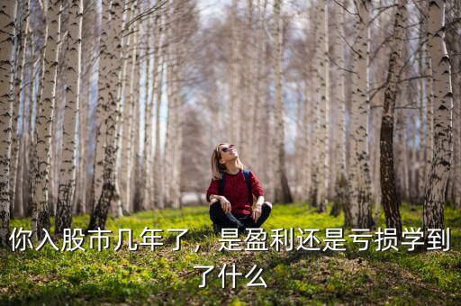 你入股市幾年了，是盈利還是虧損學(xué)到了什么